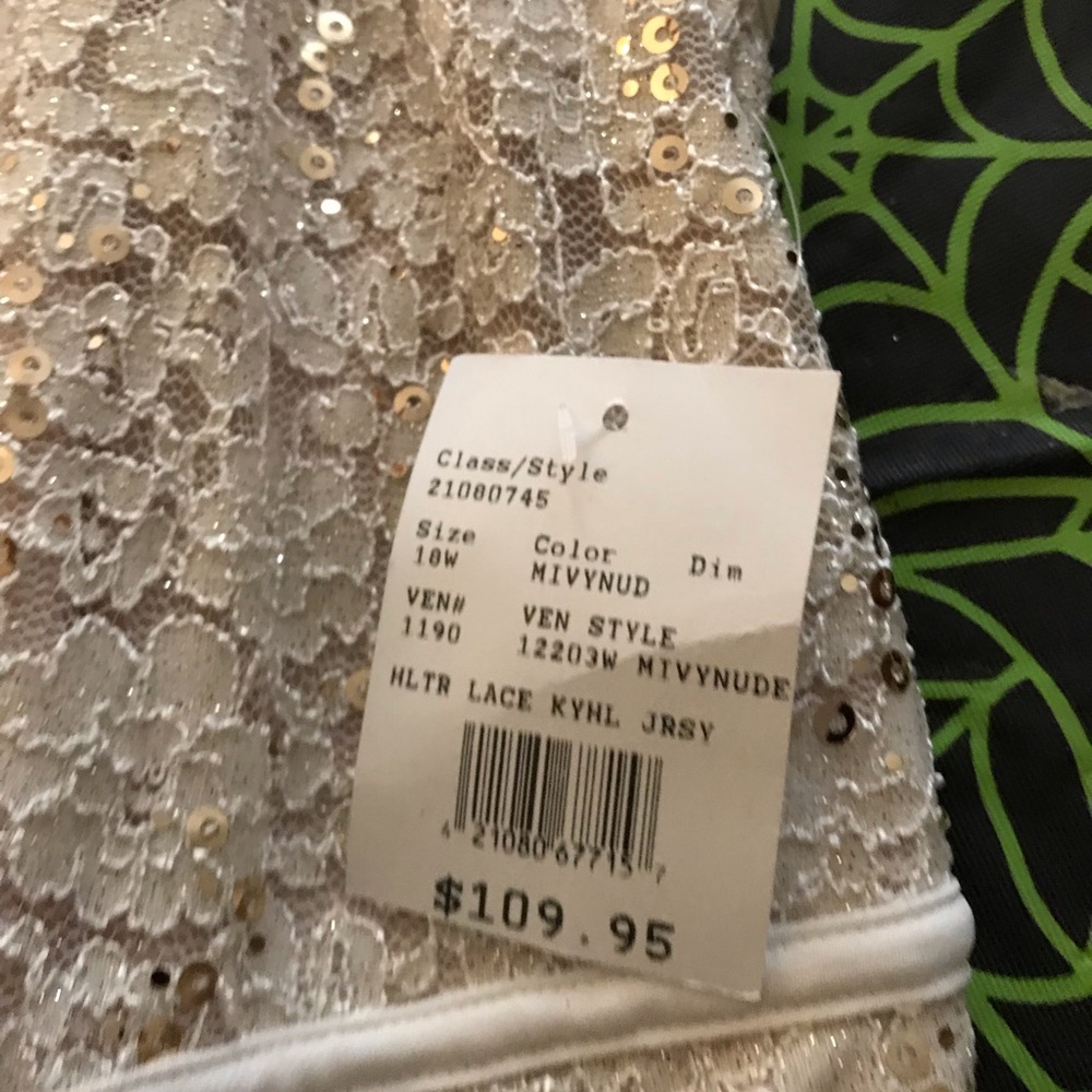 White and gold formal gowns